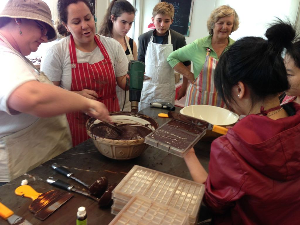 The crew being taught how little things like even melting play a BIG role!