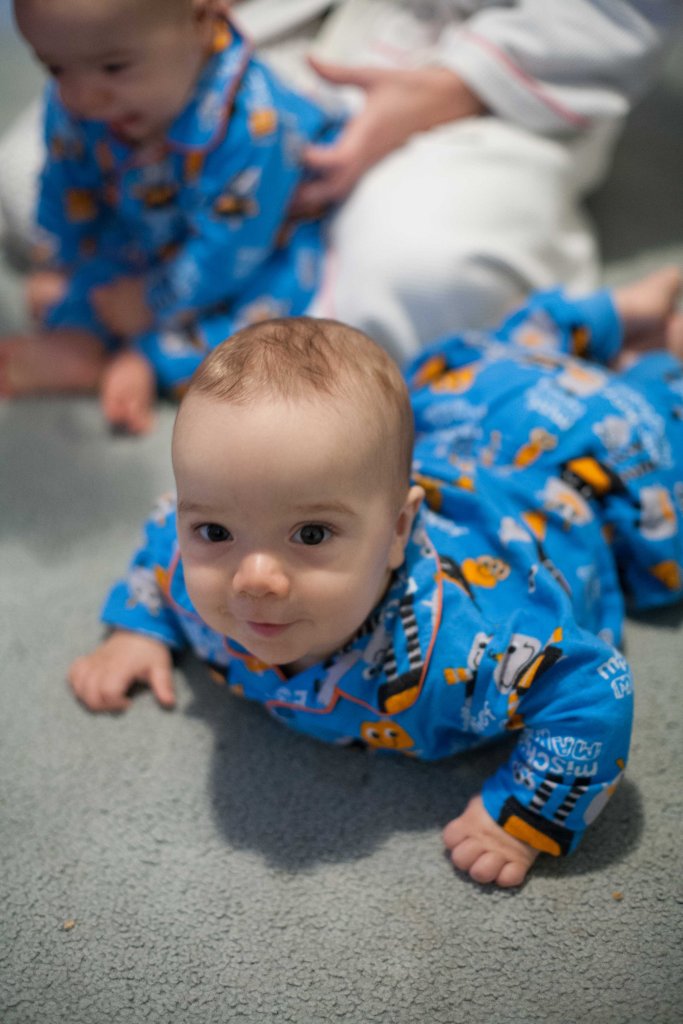 The twinnies enjoyed the whole thing!