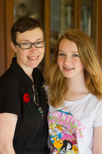 Mother & daughter (how do they grow up so fast?)