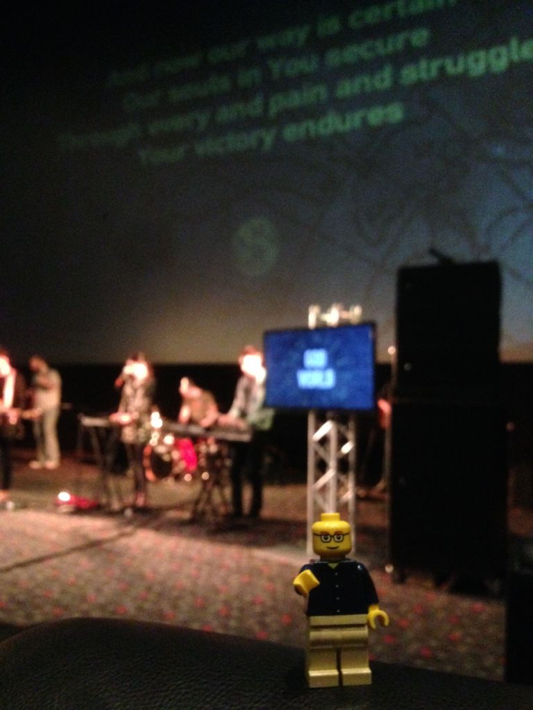 Front row seats for the service